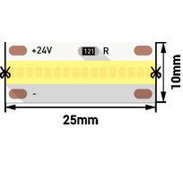 Светодиодная LED лента LUX теплое свечение IP33 DesignLed DSG-FOB-640-24-WW-33 00-00014684_SW