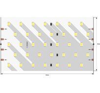 Светодиодная лента 1м. 31W 4000K DSG2350-24-NW-33 00-00000594_SW